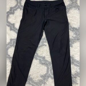 Lululemon Pants Mens 32x28 Black Chino 5 Pocket Stretch Casual Travel Work
